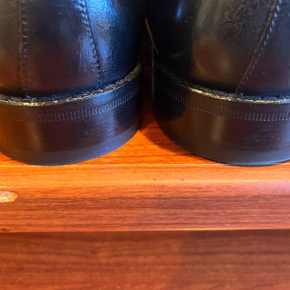 Beckett Simonon black cap toe shoes 9 1/2 main image 4